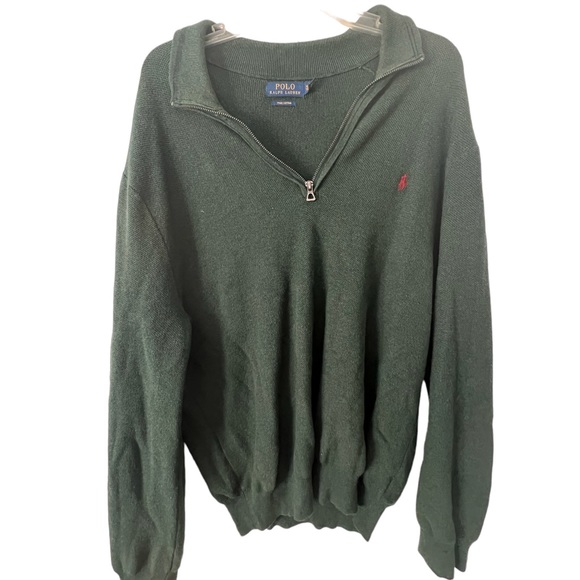 Polo Ralph Lauren Other - Polo by Ralph Lauren Pima Cotton half sip up sweater